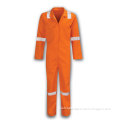 100% cotton material  flame retardant overall clothing